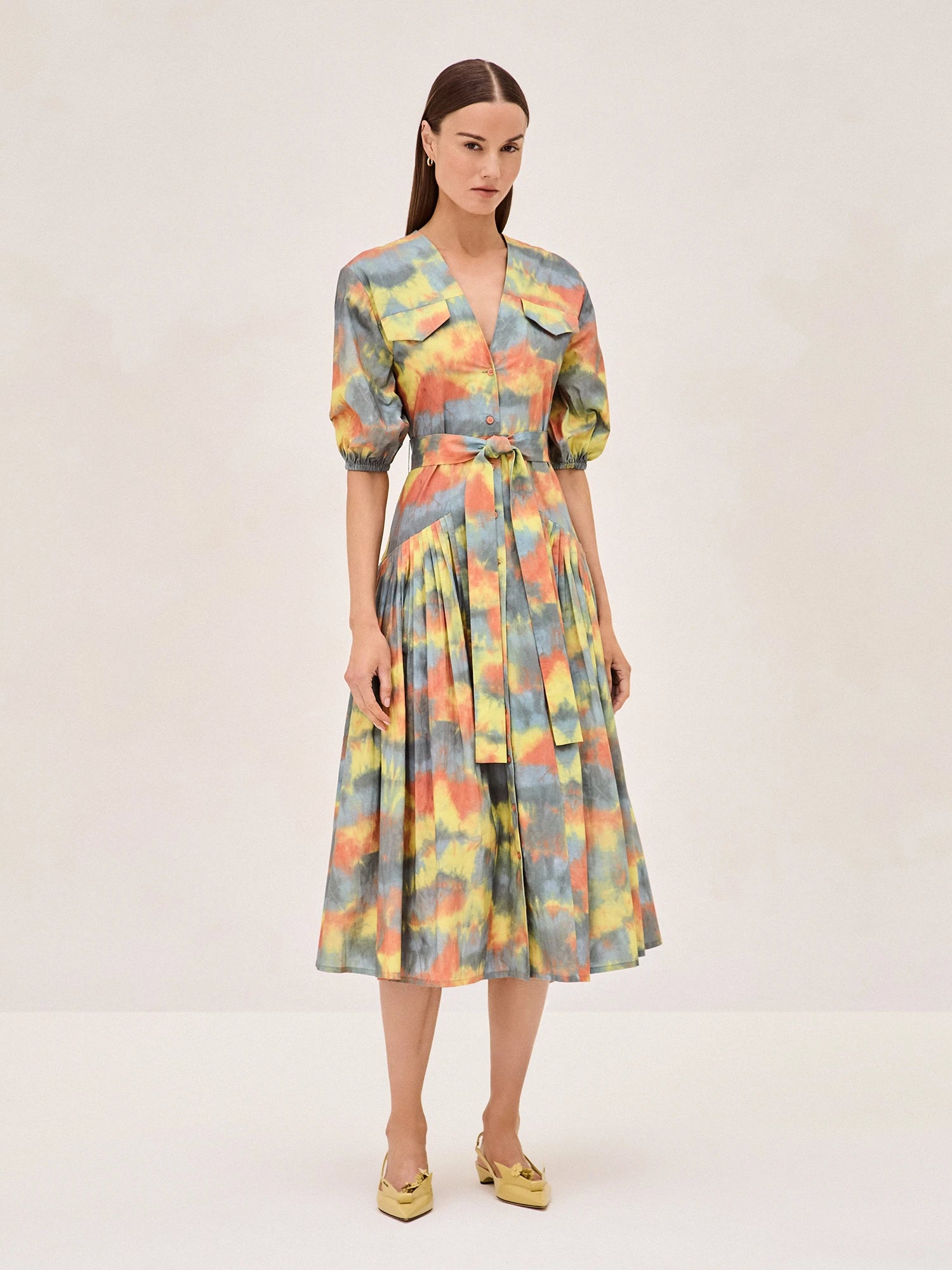 Alexis Oasis Tie Dye Midi Dress FIVESTORYNY.COM Xs