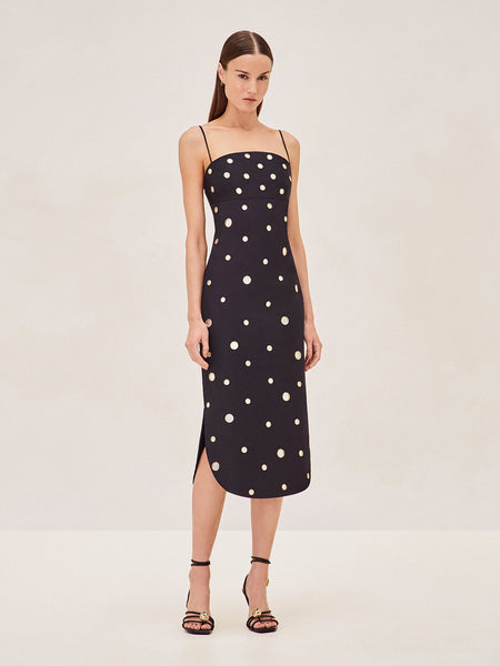 Elie tahari retailer Black Multi Malia Dress